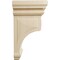 Ekena Millwork 5"W x 5 3/4"D x 10"H Medium Woodruff Wood Corbel, Rubberwood CORW05X05X10WFRW - alternate 3
